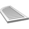 Ekena Millwork Quarter Round Top Left Surface Mount PVC Gable Vent w/ 2"W x 1-1/2"P Brickmould Frame, 16"W x 36"H GVPQL16X3602SN - alternate 5